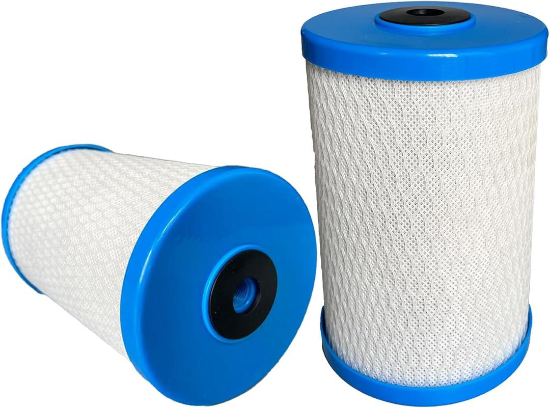 2 pack 4000 Coconut Shell Activated Carbon Water Filter Replacement Compatible with Frescapure 4000, 4500, 5000, 6000 Water Filter Systems 750 Gallon Capacity 0.5 Micron