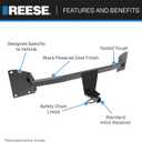 Reese Towpower 77230 Class I Insta-Hitch with 1-1/4" Square Receiver opening
