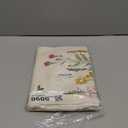 Artoid Mode Beige Soft Chain Embroidery Wild Floral Spring Table Runner, Seasonal Summer Kitchen Dining Table Decoration for Home Party Decor 13x90 Inch