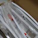 Wokceer Wedding Arch 7.2FT Round Backdrop Stand Metal Circle Backdrop Stand Circle Balloon Arch Stand Frame for Birthday Party Bridal Shower Anniversary Ceremony Candy Tables Celebration (White)