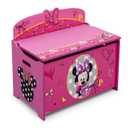 Delta Children Deluxe Toy Box, Disney Minnie Mouse (Multicolor)