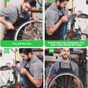 Julai Road Bike Tire Liner, Bicycle Tube Flat Protector Compatible with 700C 27" (Blue+Black2pcs))