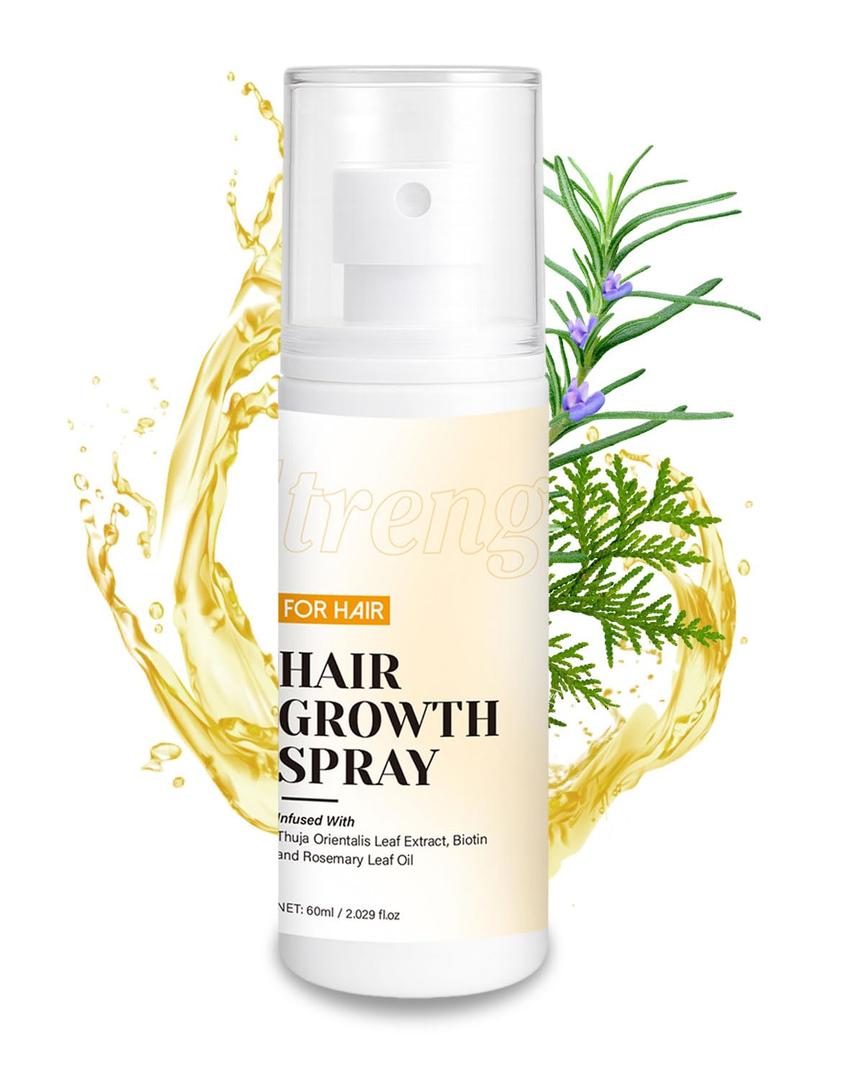 Hair Growth Spray, Hair Growth Oil Spray, with Biota Orientalis, Rosemary Oil & Biotin, Strengthens Hair Roots, Prevent Hair Thinning & Loss, Thicker Fuller Hair for Women & Men