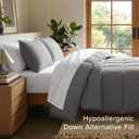 Bare Home Comforter Set - 1800 Ultra Soft (Twin/Twin XL, Grey)