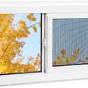 Vinyl Basement Window, Bathroom Sliding Window 32" x 20" White