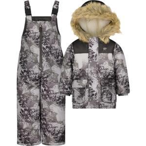 OshKosh B'Gosh boys Ski Jacket and Snowbib Snowsuit Set (5-6, Grey)