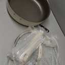 Nonstick Frying Pan with Lid - Titanium Enhanced Deep Ceramic Saute Pan, Warp-Resistant Tri-Ply Stainless Steel, PTFE/PFOA-Free, Induction Compatible, Non-Toxic, Cool Handle,10-Inch