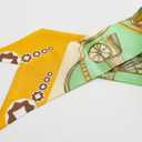 JERLA 100% Mulberry silk Scarf Head Hair Ribbon Handbag Handle wrap Tie Bundle Neckerchief Scarf for women