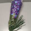 Waydress 32 Pieces 27 Inches Artificial Orchid Flowers Faux Orchids Silk Flowers for Wedding Dinning Home Restaurant Decoration Bridal Bouquet Corsage Boutonniere Wreath Decor (Blue-Purple)