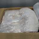 MAXYOYO Bean Bag Chair, Comfy Bean Bag Sofa with Back Support, Faux Fur Bean Bag Chair for Adults and Kids, Stuffed Floor Sofa for Living Room, Bedroom, Apartment, Beige (Large)