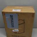 CEROELDA Small Bathroom Trash Can with Lid Soft Close-5L/1.3 Gal Slim Garbage Can-Metal Step Wastebasket-Rectangle Narrow Waste Bin for Office, Bedroom, Toilet, Live Room (Black)