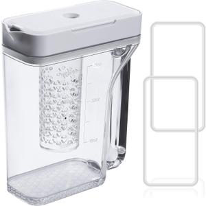 Upgraded DA97-17395B Refrigerator Water Pitcher for Samsung RF28R7351SG RF28R7351SR RF22R7351SR RF23R6301SR RF28R6221SR, Compatible with Samsung Refrigerator Replacement Water Reservoir/Tank, No leaks