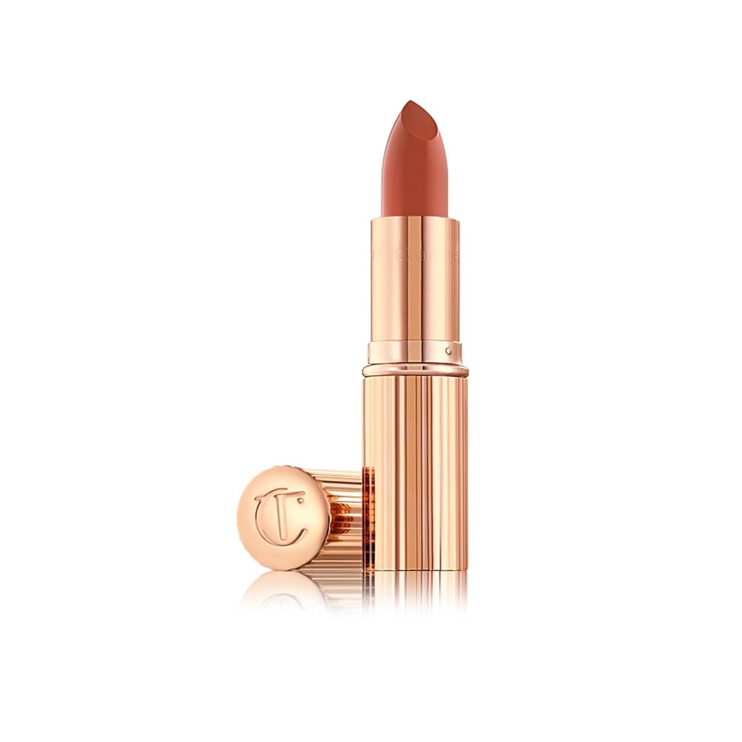 Charlotte Tilbury K.I.S.S.I.N.G Lipstick - Moisturizing & Hydrating Lipstick with Light-Diffusing Pigments for a Luminous Finish & Fuller-Looking Lips, Stoned Rose - warm coral rose