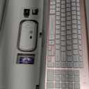 Wireless Keyboard and Mouse Ultra Slim Combo, TopMate 2.4G Silent Compact USB 2400DPI Mouse and Scissor Switch Keyboard Set with Cover, Batteries Included, for PC/Laptop/Windows/Mac - Rose Gold White