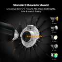 K&F CONCEPT 35.4"/90CM Umbrella Softbox, Grid Pouch, Quick Release