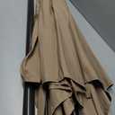 7.5Ft/9Ft Patio Umbrella, UV Protect Pool Umbrella with Heavy Duty Pole,Outdoor Umbrella with Push Botton Tilt & Crank
