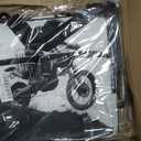 Motocross Rider Zipper Binder for School with Shoulder Strap & Extra Pockets - 1.5 Inch 3-Ring Binder Holds 500+ Sheets, Textbooks, Laptop, 13.6x3.5x12.4in