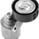 Belt Tensioner Assembly with Pulley Compatible with Volkswagen Beetle 2006-2015, Golf Passat Rabbit 2010-2014, Jetta 2005-2018, Bora 2005-2010 Replacement for 07K903315S 07K903315F