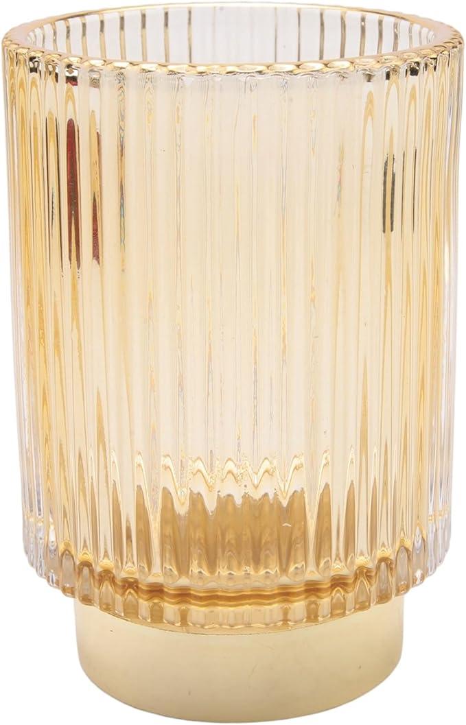 Tassety Nordic Home Dressing Table Decoration Makeup Makeup Brush Holder Organizer Cosmetic Containers Glass Pen Holder L Amber