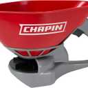 Chapin International 8706A 1.6-Liter Hand Crank Turf Spreader, Poly Scoop with Thumb Control, 1-pack, Red