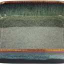 10" x 10" Porcelain Square Casserole Dishes - Baking Dish for Oven, 2.7 QT Ceramic Lasagna Pans, Oven Safe Bakeware for Kitchen Cooking, Cake, Banquet and Dinner