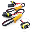 O-NEX LED Load Resistor Kit 50W 8ohm Headlight Bulb Relay Harness Adapter Anti Flicker Error Decoder Warning Canceller - H11 (H8, H9)
