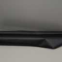 Ostrich Faux Leather Fabric, Embossed Vinyl, Textured Craft DIY and Upholstery PU Pleather - Cut by The Yard (Black)