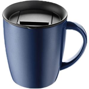 PARACITY Insulated Coffee Mug Stainless Steel Coffee Mug with Lid Handle Double Wall Vacuum Travel Mug Camping Tumbler Cup Men Women 12 oz (Blue)