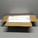 Ruqmuis Chair Cushions for Dining Chairs, 2" Thick Seat Cushions for Kitchen Chairs, D-Shaped Chair Pads with Washable Cover, Ties and Non Slip Backing, 17'' x 16'', Set of 4, Beige