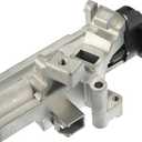 ACROPIX Ignition Switch Cylinder Lock Assembly Fit for Chevrolet Colorado for GMC Canyon No.15795321/15795322 - Pack of 1 Silver Tone