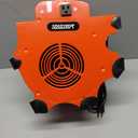 Blower Fan - 3 - Speed Heavy-Duty Floor and Carpet Dryer - 1600 watts -Portable Air Mover with 4 Different Angles for Basements, Cars or Garages by Stalwart (Red)