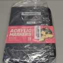 Tongfushop 72 Colors Acrylic Paint Markers, Dual Tip Acrylic Paint Pens with Brush Tip & Fine Tip, Wood Markers for Rock Painting, Wood, Canvas, Stone, Glass, Ceramic, DIY Crafts, Art Supplies