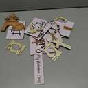 Glenmal 9 Pcs Easter Tiered Tray Decor Religious Easter Decorations He is Risen Cross Tray Decoration Sets Christian Cross Table Wooden Sign Farmhouse Table Decor for Home Kitchen Office Holiday