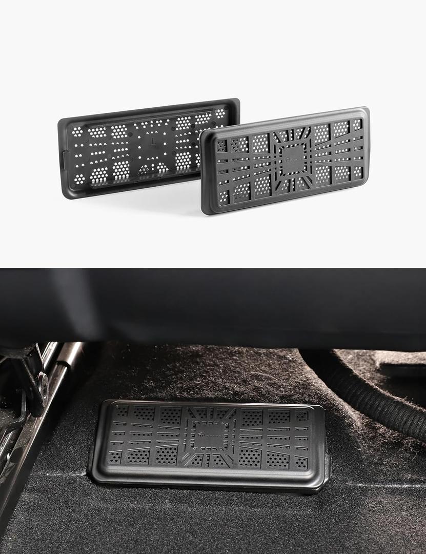 TPARTS Under Seat Vent Cover for Tesla Model 3 Highland 2024-2025 Air Condition Outlet Protector Rear Seat Car Air Vent Accessories