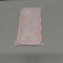 Aitipy for iPhone 13 Pro Max Case, Wavy Frame Cute Ribbon Bowknot Pattern Aesthetic Transparent Back Soft TPU Shockproof Phone Case for Women Girls, Pink