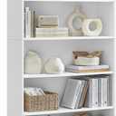 VASAGLE Custos Collection - Bookshelf, 5-Tier Bookcase, Book Shelf, Open Storage Shelf, 9.4 x 30 x 52.8 Inches, for Living Room, Home Office, Dinning Room, Cloud White ULBC175T14