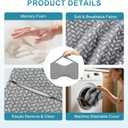 Knee Pillow for Side Sleepers, Memory Foam Leg Pillow for Side Sleeping, Cooling Knee Pillow with Strap for Hip Pain, Back Pain, Sciatica Pain Relief, Spine Alignment (Square-Grey)