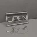 Open Neon Signs, Battery or USB Powered LED Neon Open Sign with USB Plug &13.1 Extension Cord for Business Window, 16 x 9 inch Open Sign Led for Bars, Stores, Coffee Shop, Hotel, Restaurant,Salon