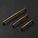 5PCS Solid Antique Brass Cabinet Pulls, Zinc Alloy Vintage Drawer Pulls for Kitchen, Dresser Handles for Bedroom, Easy to Install, 108mm/4.25inch