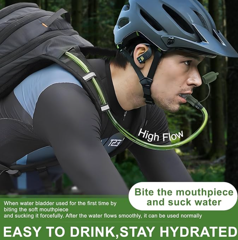 Portable water drinking bag 2L