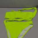 Lilosy Sexy Cutout Tube High Waist Bandeau Bathing One Piecce Swimsuit
 (XX-Small)