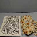 Aesthetic 2 Pack Corduroy Tote Bag - with Makeup Pouch Bag for Women Reusable Grocery Bag for Gym, Travel, Work