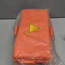 Hrensaw Medium Outdoor Electrical Box(10.6x5.5x4.5inch),Weatherproof Connection Box w/6 Cable Entry,IP54 Waterproof Extension Cord Cover Protect Power Strip,Timer,Plug,Holiday Lights,Orange