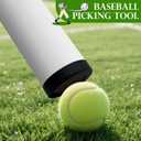 Tennis Ball Tube Picker Upper | DIY No-Bend Retriever Saves 70% Time | Multi-Scoop for Tennis/Pickleball Coaches & Players
