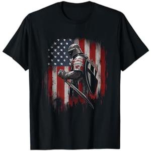 Knight Templar Christian Warrior Of God Crusader Gift T-Shirt, size small