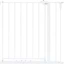 Regalo Safety 56"-130" Metal 2-in-1 Super Wide Baby Gate & Play Yard, White