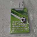 Dicksons Inspirational Bible Verse Itty Bitty Blessing Card Bookmark 3 x 2 Cardstock I Can Do All Things Football - Pack of 12
