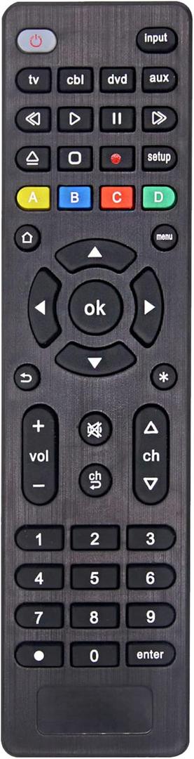 Universal Remote Control for All TVs, Blu-ray/DVD Players, Streaming Media Players, Soundbars, Cable receivers and All Audio/Video Devices - Simple Setup Universal Remote