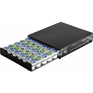 Flagship Coffee Pod Storage Drawer, Organizer for Keurig (42 Pods, Iron)