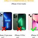 Cute Pink Christmas Tree Case Compatible with iPhone 13, Winter Christmas Case for iPhone 13 for Teens Men and Women, Cool TPU Bumper Phone Case Cover